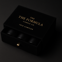 Load image into Gallery viewer, The Formula Candle Co. Trio Luxe Sampler Box